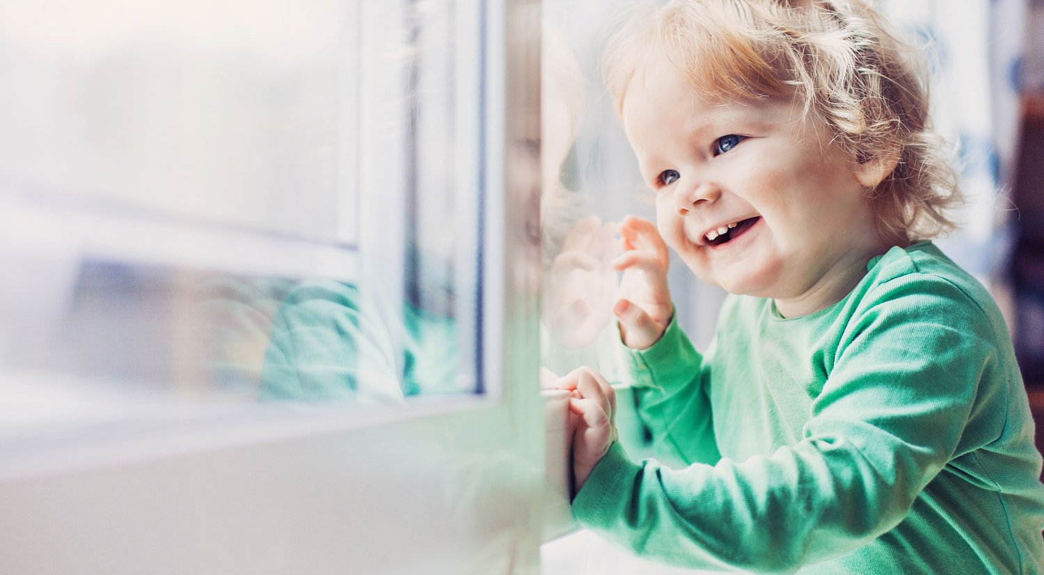 Kind lächeln sympatisch